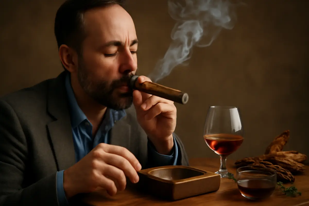 Come degustare al meglio un sigaro robusto: accorgimenti che esaltano gli aromi nascosti