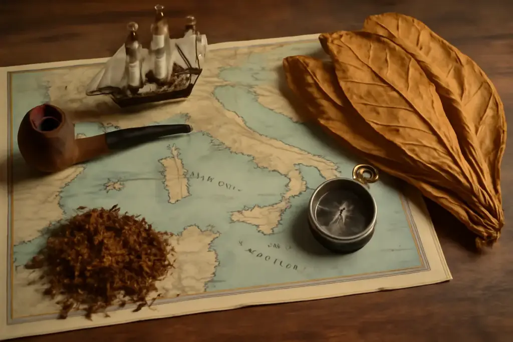 Percorso del tabacco nel Mediterraneo: i viaggi che hanno rivoluzionato i blend italiani