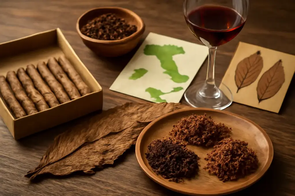 Storia dei blend regionali di tabacco italiano: scopri come nascono le variazioni aromatiche