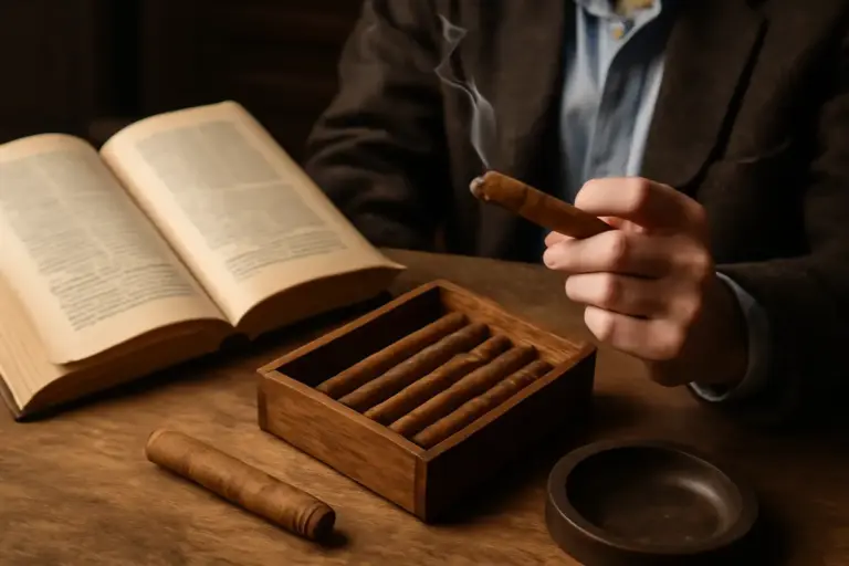 Dal tabacco alla letteratura: come i grandi autori italiani hanno celebrato i sigari artigianali nei loro scritti